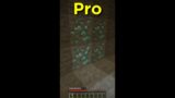 Noob Vs Pro Getting Diamonds In Minecraft
