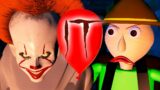 PENNYWISE IT vs NEW BALDI'S BASICS CHALLENGE! (official) Baldi Minecraft Animation Horror Game