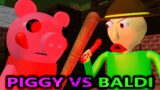 PIGGY vs BALDI ROBLOX CHALLENGE! (official) horror Chapter 1 Peppa Granny Minecraft Animation Game