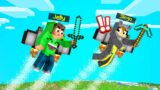 Playing SPEEDRUNNERS vs. HUNTERS With JETPACKS! (Minecraft)