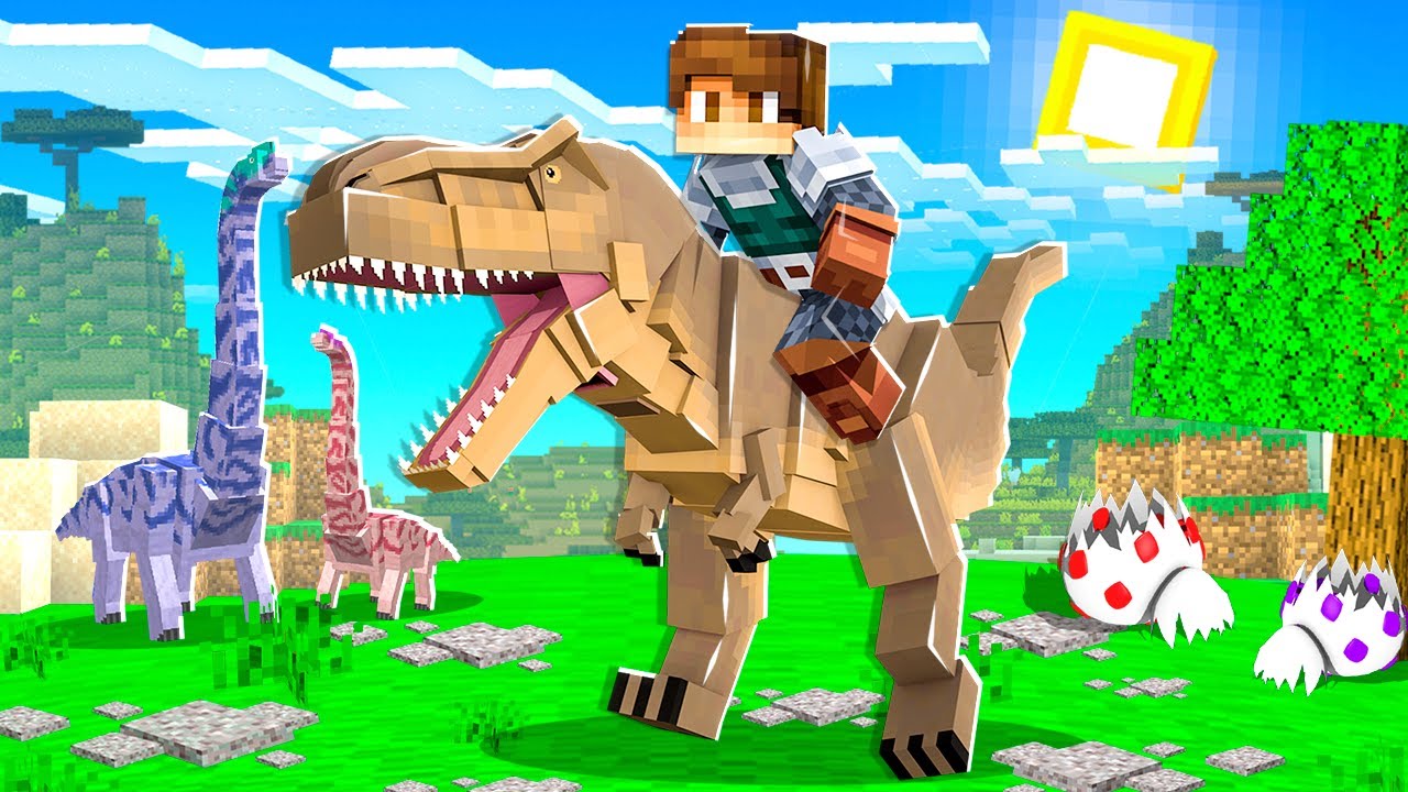 minecraft jurassic world dinosaurs