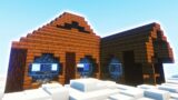 Small  & Cozy Winter Cabin in Minecraft