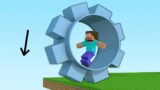 Steve in the gear – Minecraft animation and simulation
