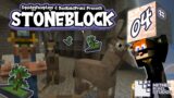Stoneblock: Wandering Miner & Wood Automation | Ep 4 [ Minecraft Bedrock Edition ]