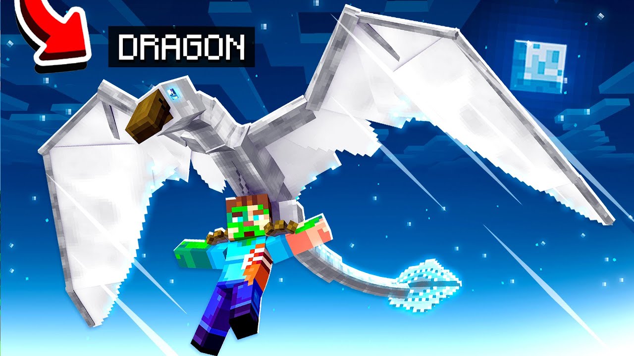 TAMING a GLIDER DRAGON in MINECRAFT! Minecraft videos