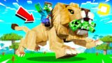 THE WORLDS BIGGEST PET CAT IN MINECRAFT! (strong)