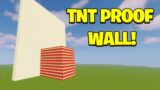 TNT Proof Wall In Minecraft