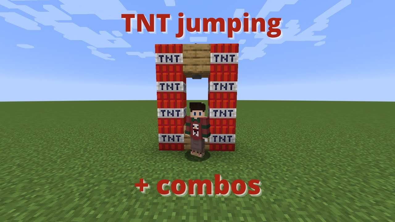 TNT jumping + Combos in Minecraft! Cubecraft Minecraft videos