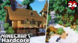 Village Butcher Shop and Forest Pathway Minecraft 1.16 hardcore survival