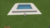WORKING AUTOMATIC SWIMMING POOL IN #MINECRAFT  #SHORT
