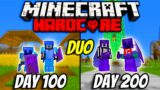 We Survived 200 Days In Hardcore Minecraft – DUO 100 days minecraft hardcore