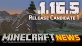 What's New in Minecraft 1.16.5 Release Candidate 1?