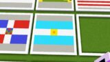 Whos next? Argentina flag minecraft block falling pixel art satisfying video #91 #worldtube #Shorts