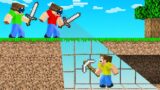 XRAY HUNTERS vs SPEEDRUNNERS! (Minecraft)