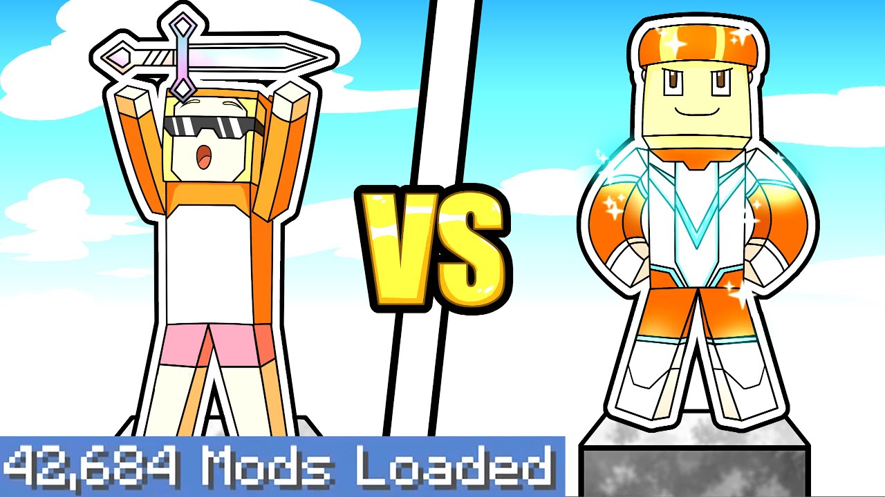 minecraft largest modpack ONE BLOCK WAR (chaos) - Minecraft videos