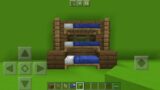 #short Minecraft triple bunk bed | Minecraft triple bed