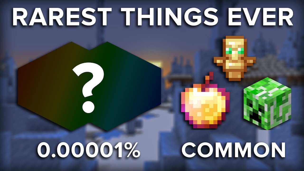 10 Rarest And Most Unusual Things In Minecraft - Minecraft Videos