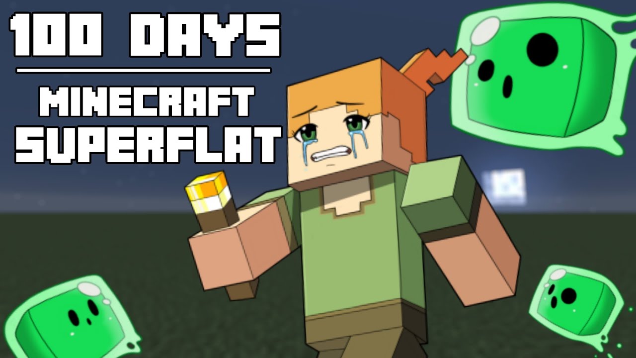 100 Days Minecraft Superflat Minecraft Videos
