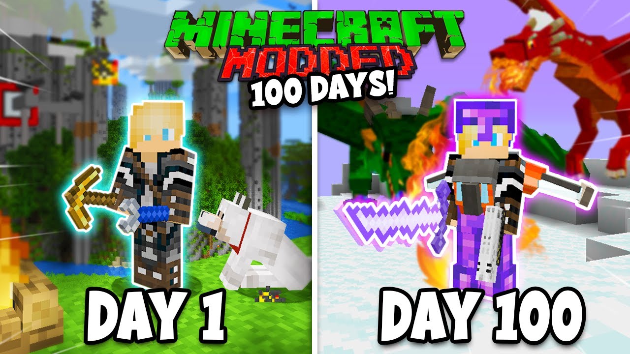 minecraft 100 days download