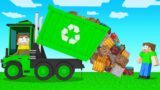 CLEANING UP GARBAGE In Minecraft!