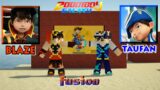 Elemental Fusion BoBoiBoy Api Blaze dan BoBoiBoy angin Taufan – Minecraft Mod