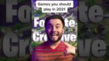 GAMES YOU SHOULD PLAY IN 2021 (Minecraft stream this Friday at 4pm)