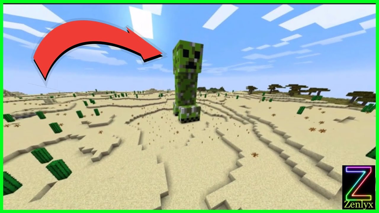 Giant Creeper EXPLOSION!!! (Minecraft) Zenlyx Minecraft videos