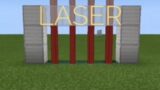 How to make a laser gateway in Minecraft!