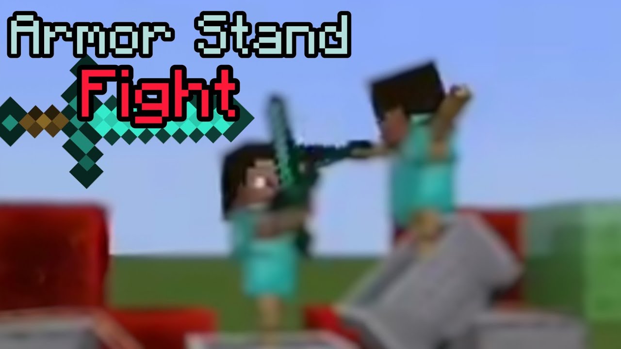 How to make armor stands fight in minecraft! Minecraft videos