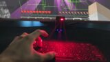 I Beat Minecraft with a Laser Keyboard
