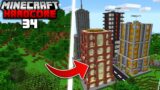 I Built a GIANT CITY in Minecraft Hardcore (#34)