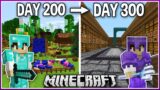 I Played Minecraft for 300 Days.. (1.16 Survival)