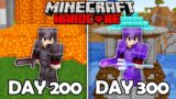 I Survived 300 Days Straight in Minecraft Hardcore