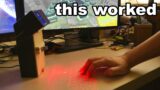 I Used This LASER Minecraft Keyboard to Speedrun and This Happened…