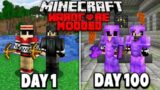 I spent 100 Days in Hardcore Minecraft.. Here's What Happened