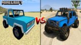 MINECRAFT JEEP TRUCK VS GTA 5 JEEP TRUCK – WHICH IS BEST?