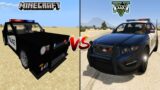 MINECRAFT POLICE CAR VS GTA 5 POLICE CAR – WHICH IS BEST?