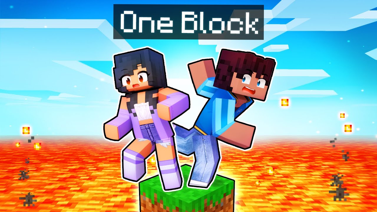 Minecraft But We're STUCK On ONE BLOCK! - Minecraft Videos