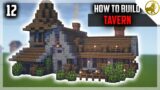 Minecraft – How to Build a Tavern/Inn House – Villager Houses #12