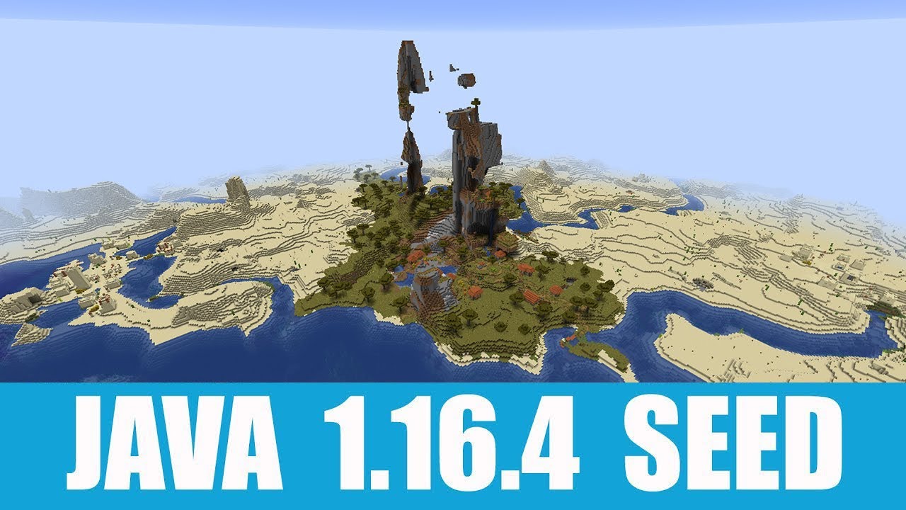 Minecraft Java 1.16.4 Seed: Incredible shattered savanna oasis at spawn ...