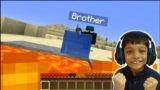 Minecraft Manhunt, but if I DIE, MY BROTHER LOSES