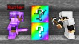 Minecraft Manhunt but the ores are OP Lucky Blocks..