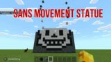 Minecraft Movement Statue: Sans from Undertale