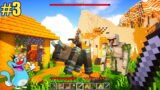 Minecraft (Season 2)Triggering A Raid In Village With Oggy And Jack | In Hindi | Rock Indian Gamer |