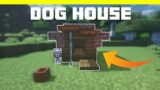 Minecraft – Simple Dog House Build Design #Shorts – Tutorial