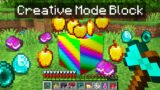 Minecraft UHC but I secretly added a Creative Mode block…