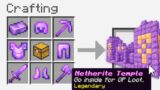 Minecraft UHC but you can craft a "Netherite Temple"..