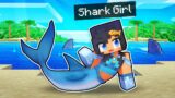 Playing As a SHARK GIRL In Minecraft!