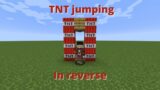 TNT jumping in reverse in Minecraft! Cubecraft