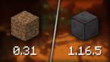 The Evolution of the Minecraft Nether